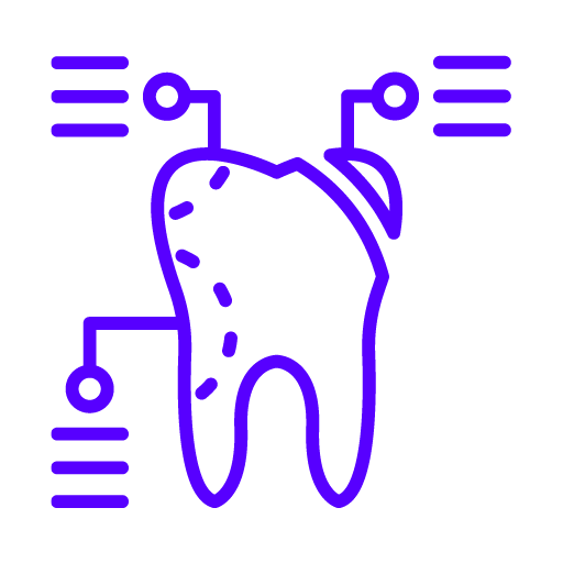 Icona del servizio di Odontoiatria predittiva del Dental Center San Giovanni del Dr. Miceli.